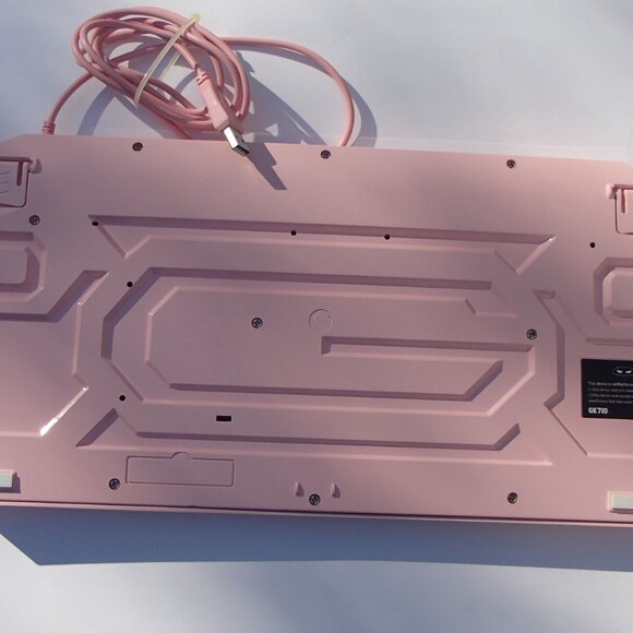 Pink Gaming Keyboard & sades Headset Combo MageGee GK710 Wired Backlight - Picture 3 of 12